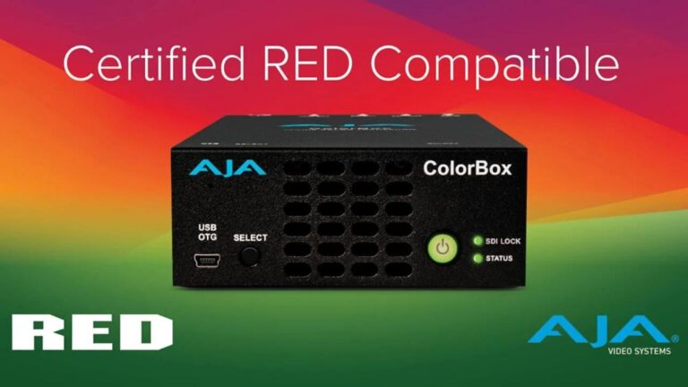 AJA ColorBox uzyskuje certyfikat RED