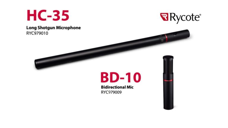 Mikrofony Rycote HC-35 Shotgun i BD-10 zapowiedziane