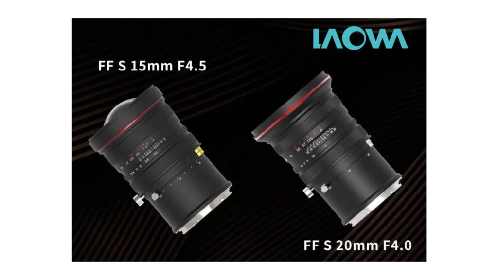 Laowa FF S 15mm f/4.5 i FF S 20mm f/4.0 dla XCD