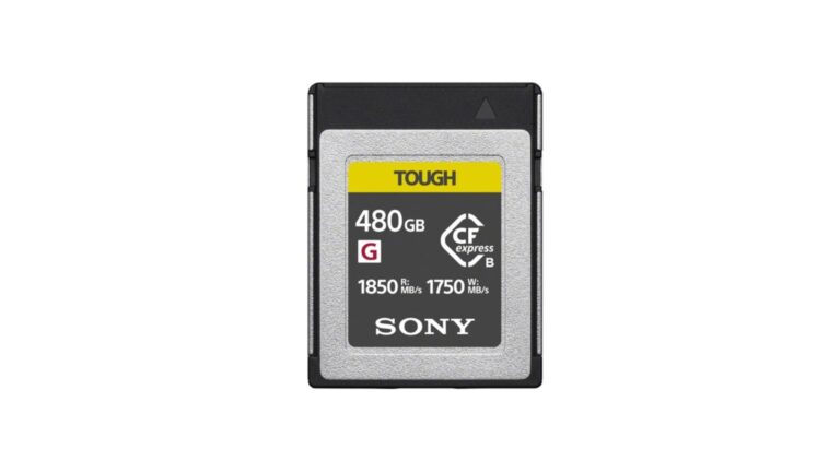 Sony karty CFexpress typu B: CEB‑G480T/CEB-G240T