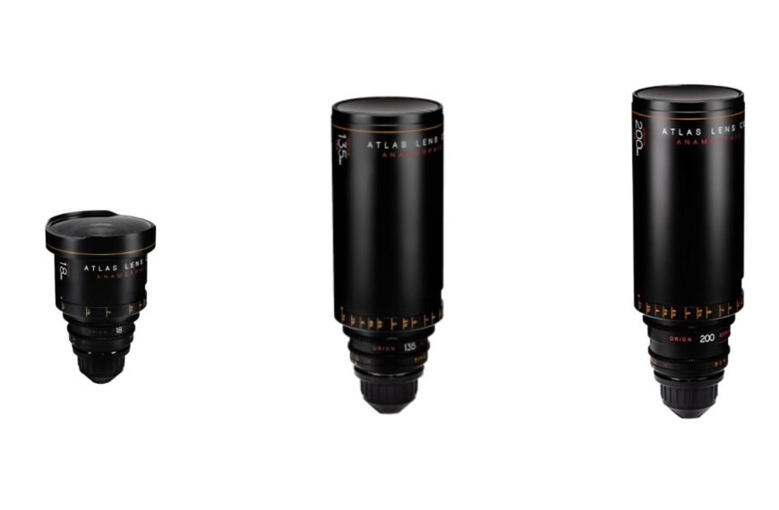 Nowe obiektywy Atlas Orion Anamorphic: 18mm, 135mm oraz 200mm