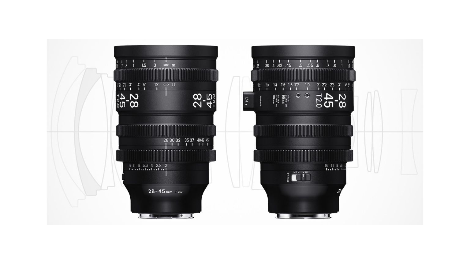 Sigma 28-45mm T2.0 z AF