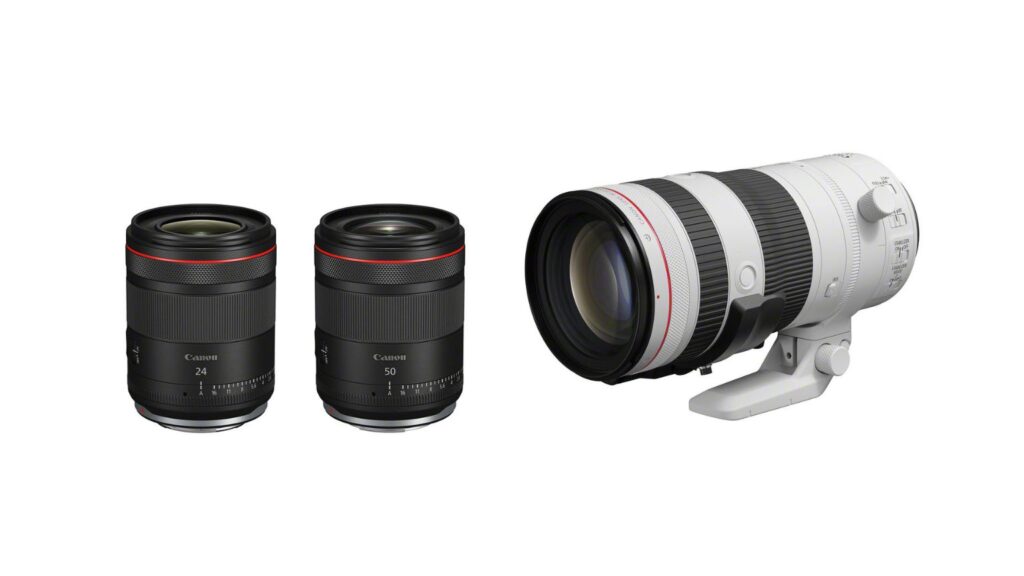 Canon wprowadza 3 nowe obiektywy RF