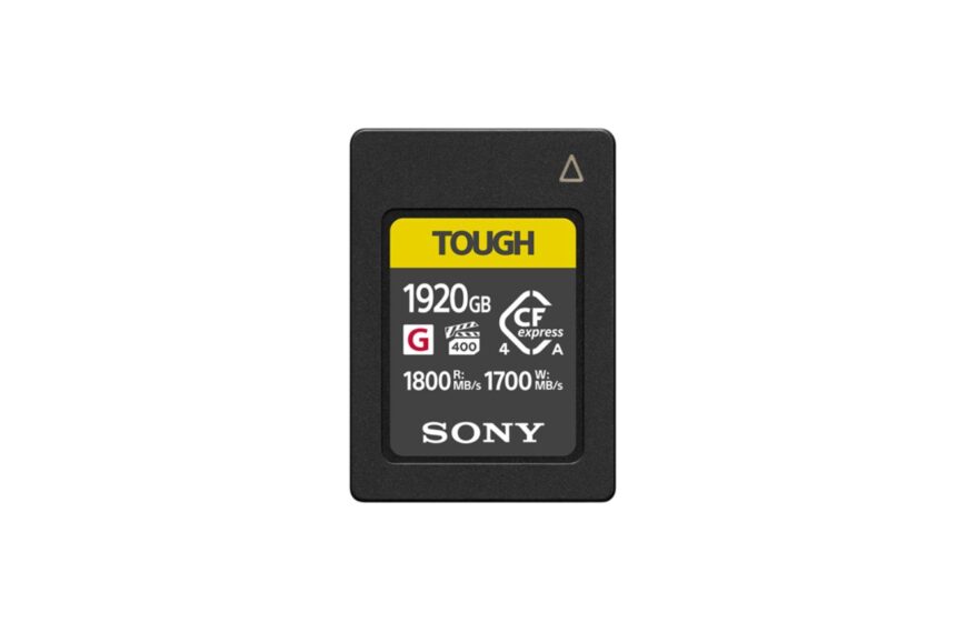 Nowe karty Sony CFexpress typu A CEA-G1920T (1920 GB) i CEA-G960T (960 GB)