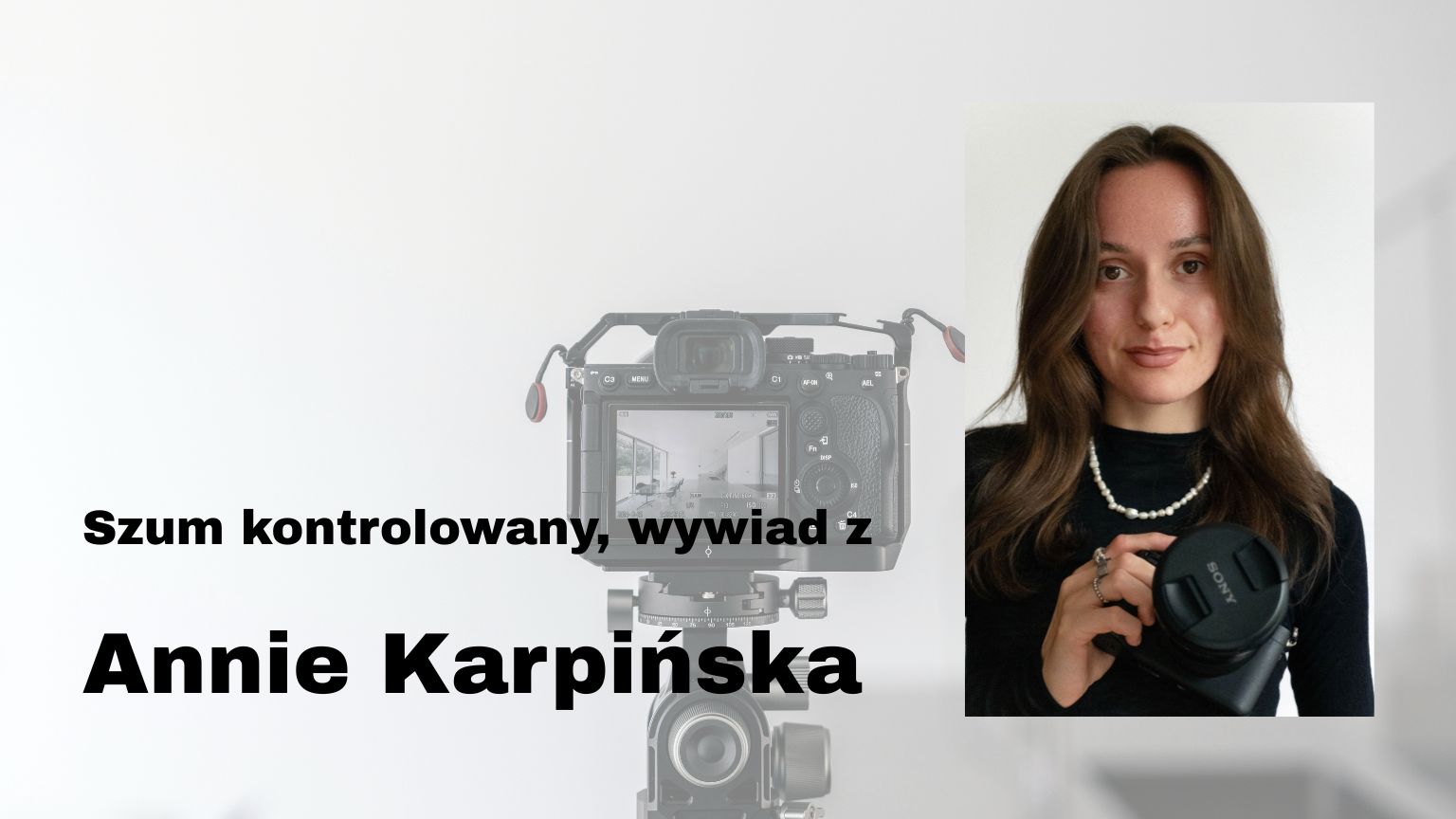 Szum kontrolowany - wywiad z Annie Karpińska
