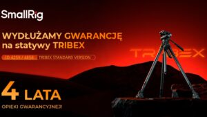 Wydłużenie gwarancji na statywy linii Smallrig TRIBEX Potato Jet